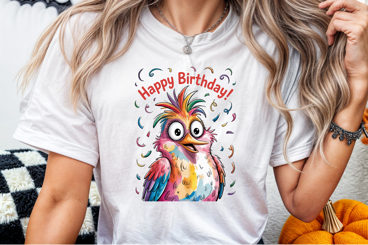 Cute Whimsical Bird Clipart, an Illustration by Sublimation Artist (Photo 5 of 9)