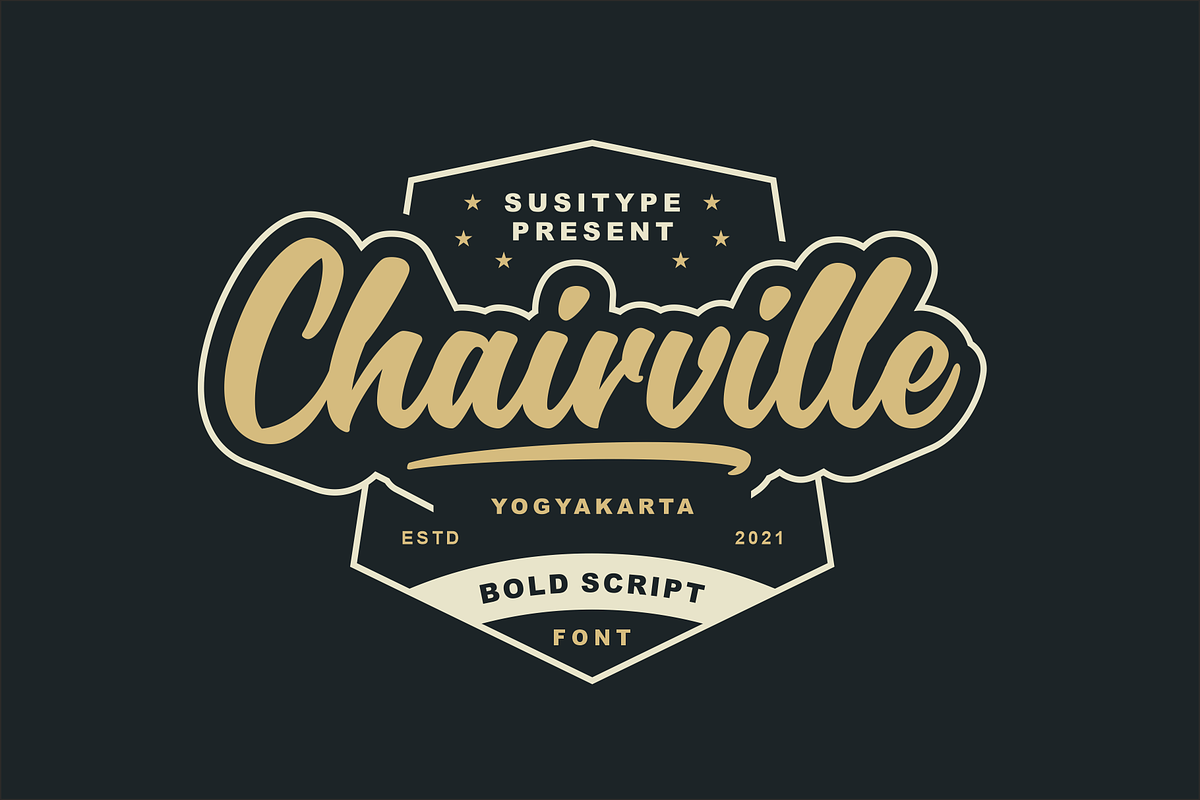 Chairville, a Script Font by SusiType (Photo 1 of 8)