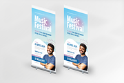 Music Festival Roll Up Banner, a Print Template by Annora Studio (Thumbnail 4 of 5)