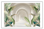 Wallpaper Design Green Leaves, an Illustration by Liubovi Samoilova SHOP (Thumbnail 2 of 4)