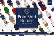 POLO SHIRT BUNDLE 29xMock-ups + DEMO, a Books & Magazine Mockup by Apparel_Mockups (Thumbnail 1 of 29)