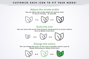 Zero Waste Lifestyle. Line icons., an Outline Icon by JuliaMalinovskaya (Thumbnail 6 of 9)