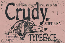 Crudy Typeface
