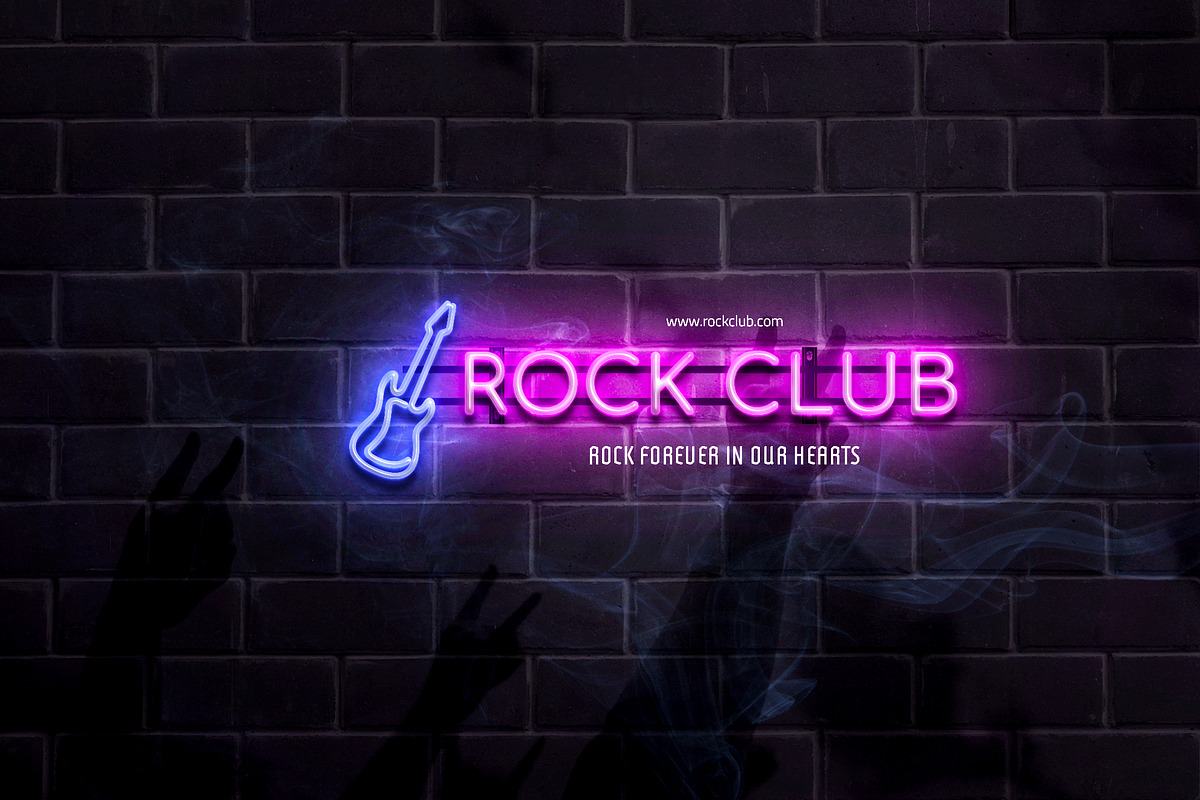 Neon music banner templates set, a Social Media Template by Genestro Shop (Photo 3 of 4)