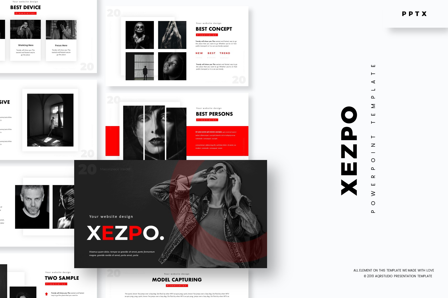 Xezpo - Powerpoint Template, a Presentation Template by AQR Studio