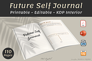 Future Self Journal, Self Care Plan, a Print Template by POC Digital (Thumbnail 1 of 3)