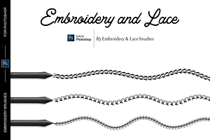 Embroidery Brushes For Photoshop