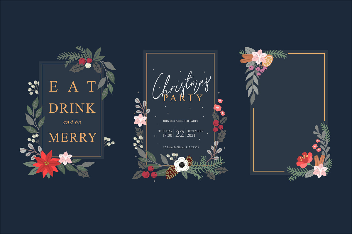 Christmas spirit. Xmas collection., a Decorative Illustration by bioraven (Photo 5 of 17)