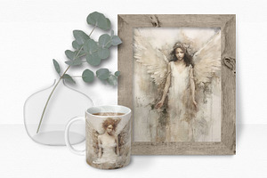 Ivory Angels Paintings