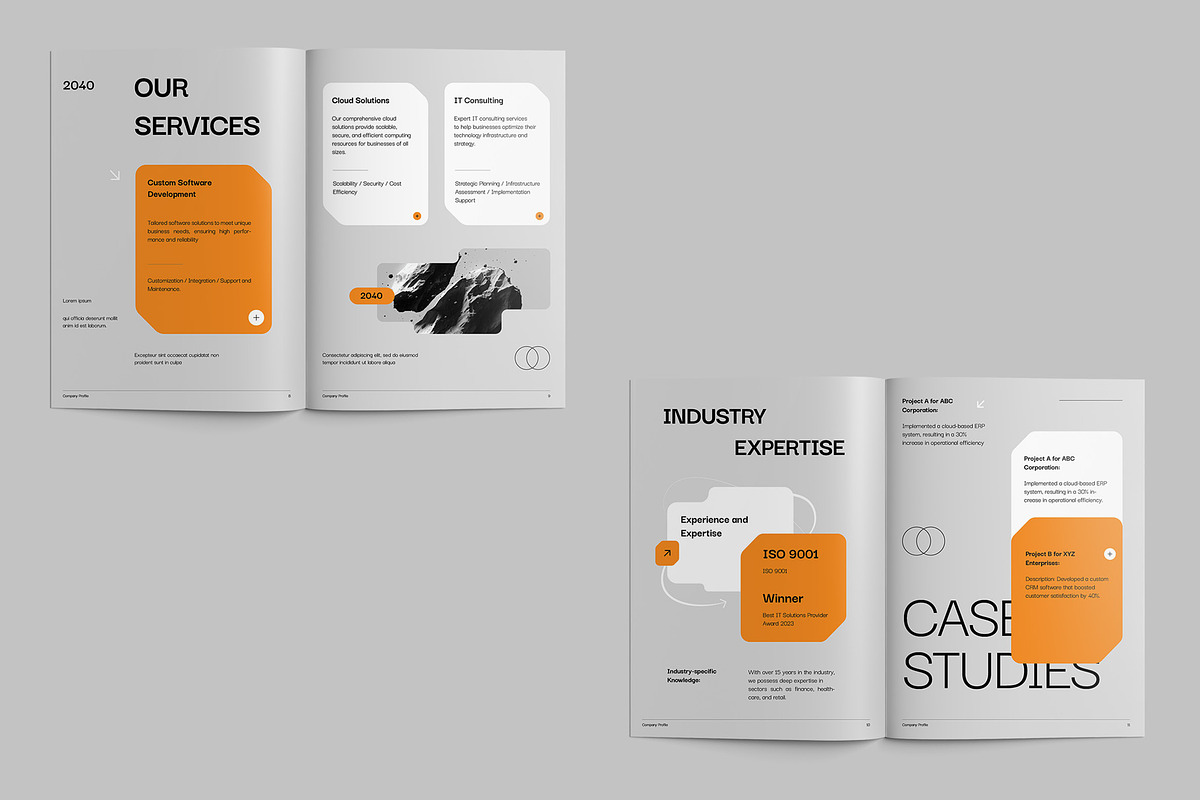 Minimalist Company Profile preview 6
