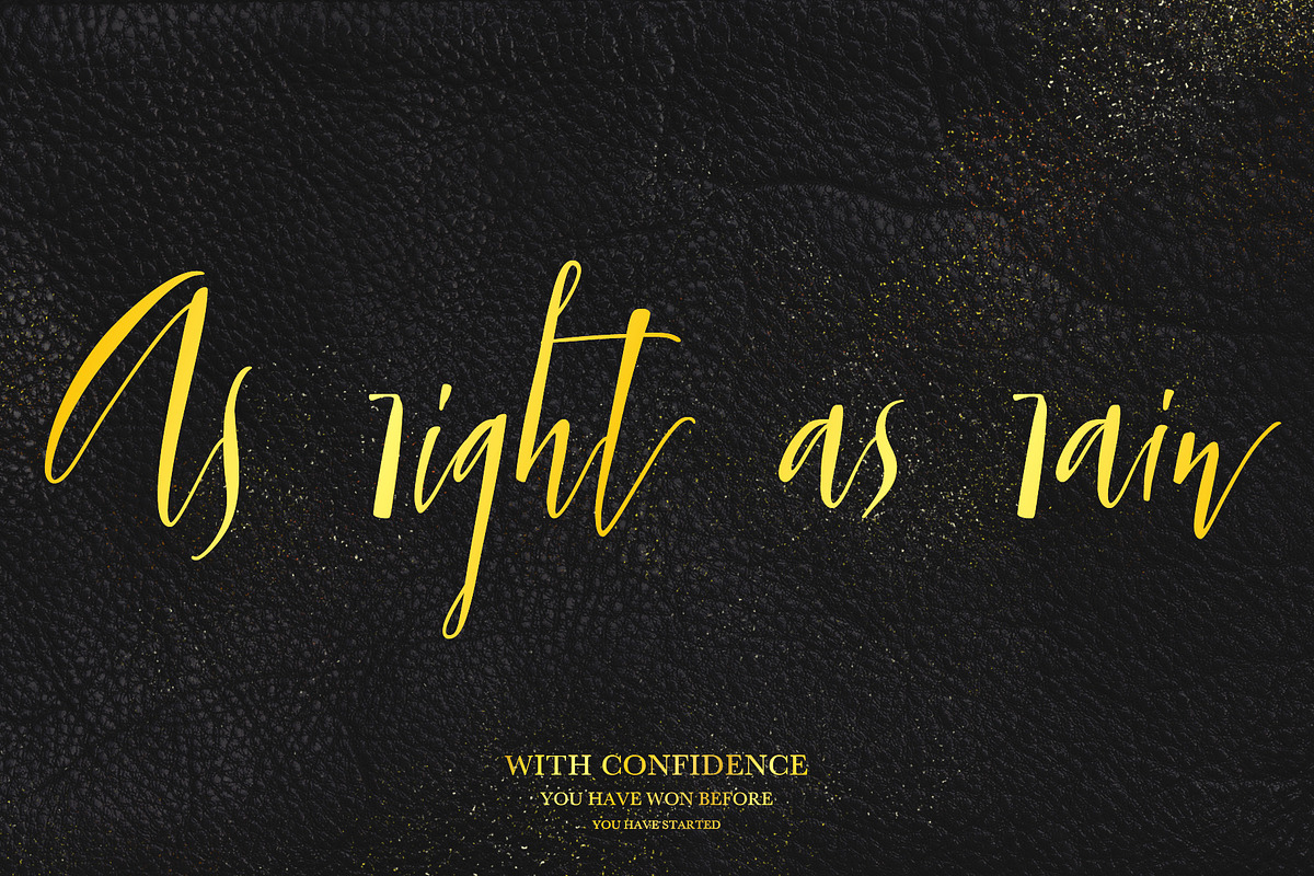 Cohen signature font preview 2