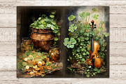 St Patricks Day Junk Journal Pages, a Seasonal Illustration by GlamArtZhanna (Thumbnail 10 of 10)