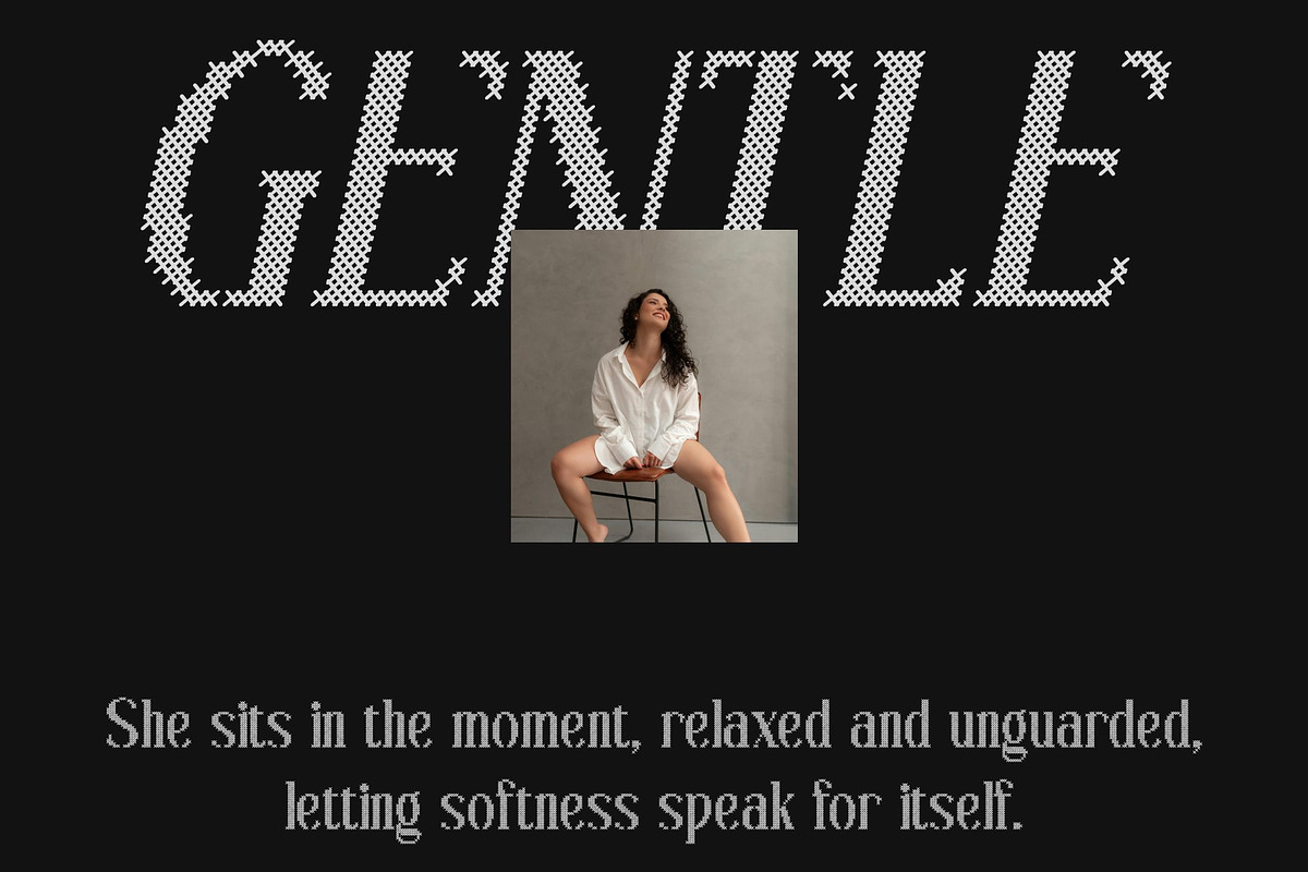 CS Alma Stitched, a Serif Font by Craft Supply Co. (Photo 6 of 8)