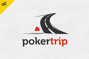 Poker Trip Logo Template