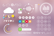 Watch Wear UI Kit. Fully EPS vector., an UI Kit Template by Chuhastock (Thumbnail 2 of 3)