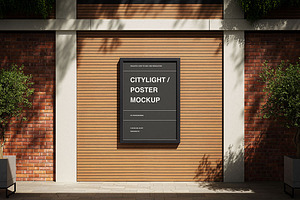 Outdoor Poster / Citylight Mockup