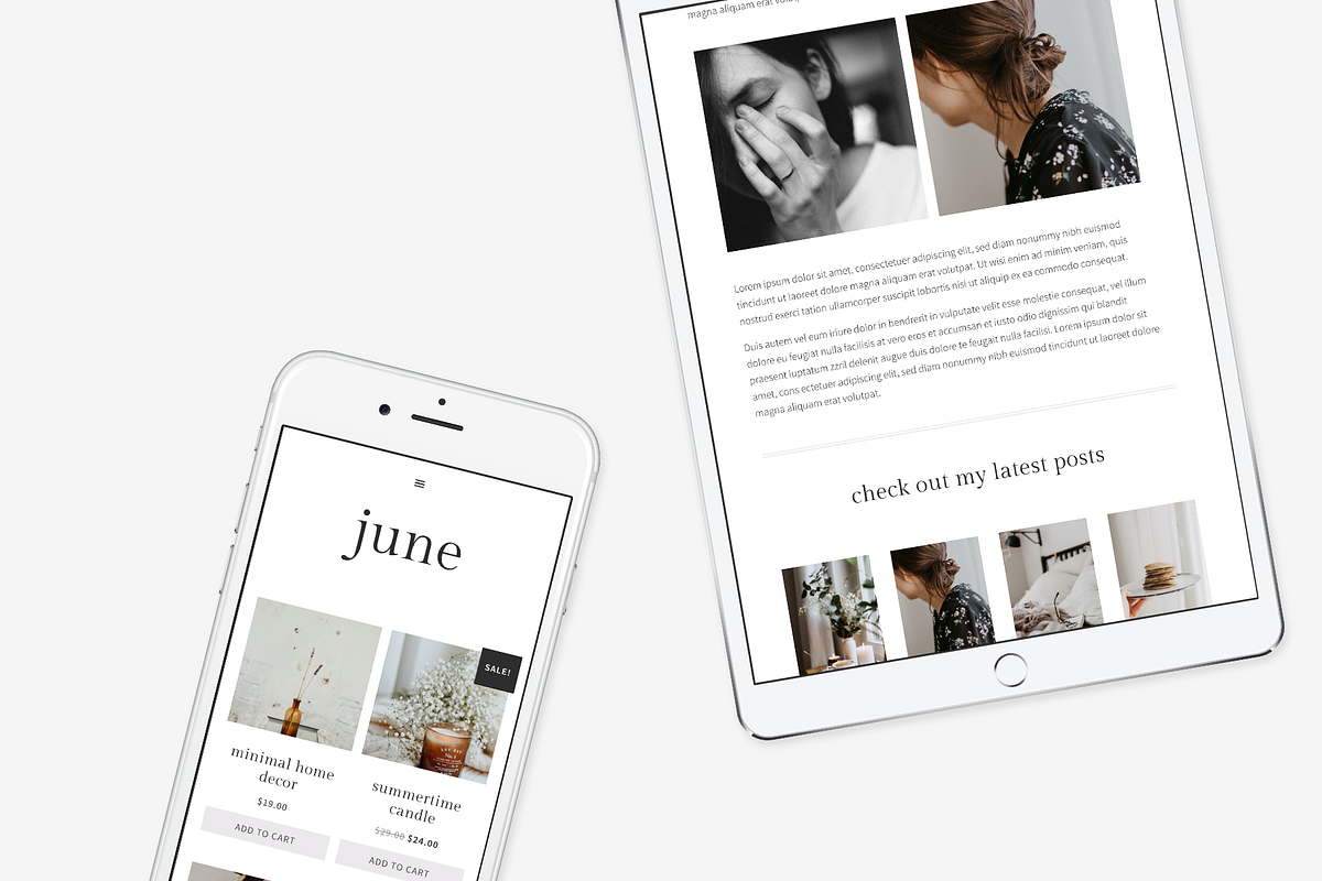 June - WordPress Theme for Bloggers, a WordPress Template by Coded Creative (Photo 2 of 3)