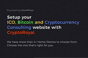 CryptoRoyal - Cryptocurrency Theme, a WordPress Template by FantasyThemes (Thumbnail 1 of 6)