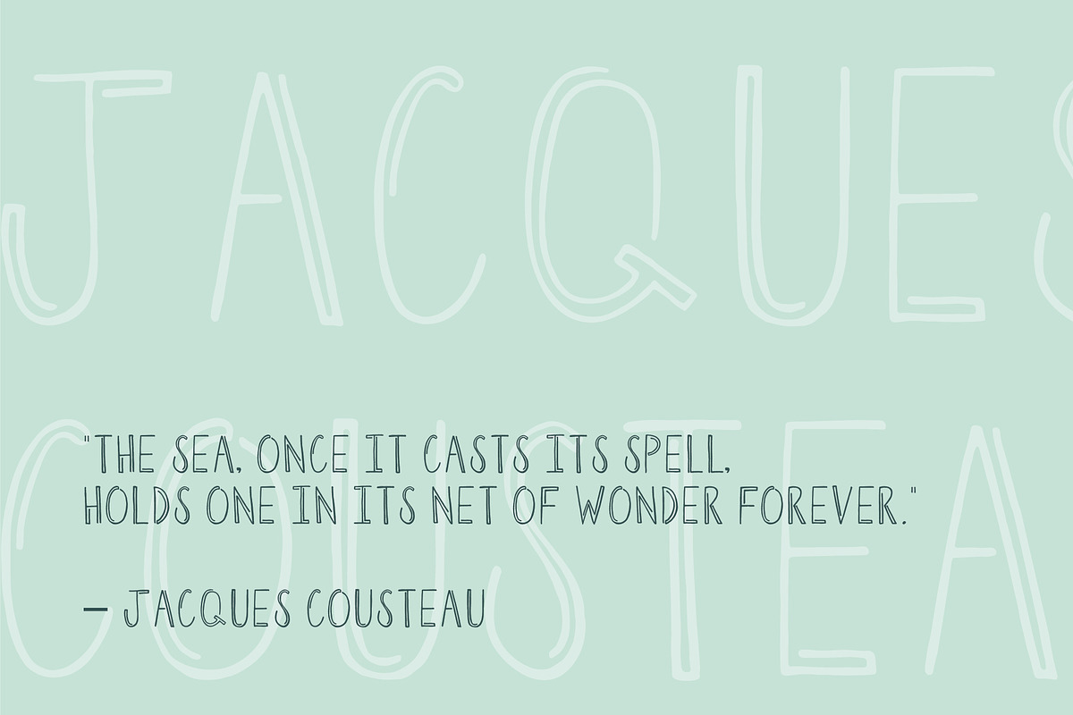 Beaches | A Playful Font, a Sans Serif Font by The Collective Studio (Photo 9 of 11)