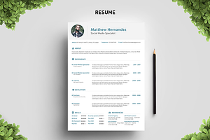 Turquaz Resume Template