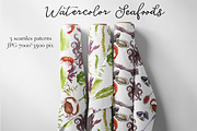 Watercolor Seafoods, a Food Illustration by cat_arch_angel (Thumbnail 5 of 5)