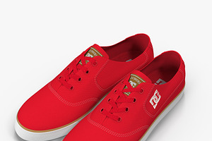 DC Shoes - Flash TX Red