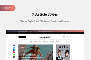 Blog And Magazine WordPress Theme