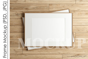 Frame Mockup PSD JPG, a Print Template by VNmockup