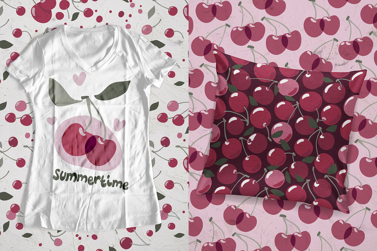 CHERRY, patterns and posters, a Pattern Graphic by pineart (Photo 4 of 6)