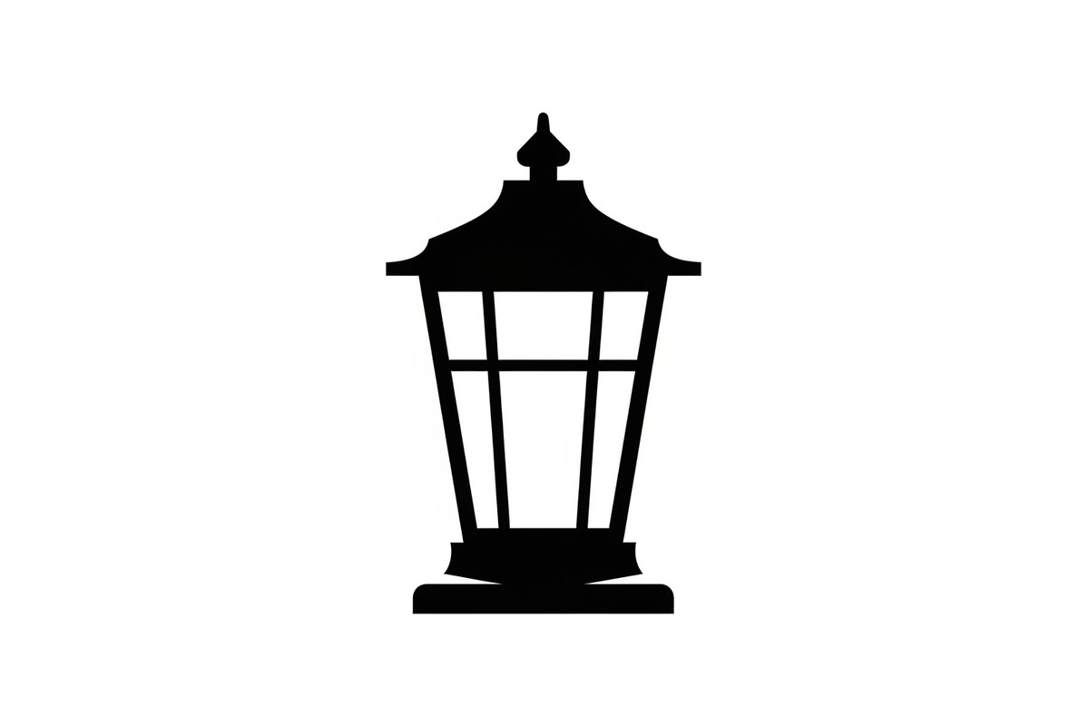Vintage Street Lantern Silhouette Bu, an Illustration by hafijul (Photo 25 of 51)