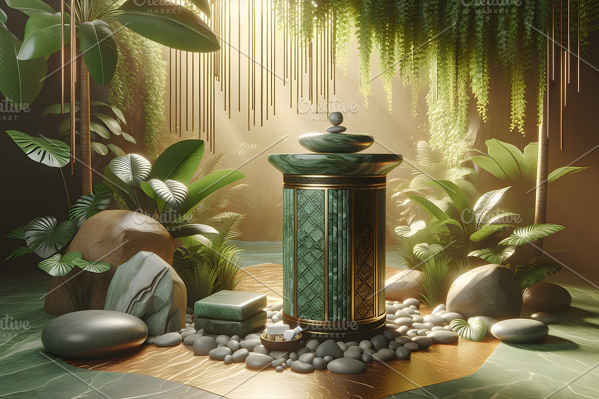 10 3D marble stone podium Bundle, a Background Photo by zahidhossainalif (Photo 10 of 11)