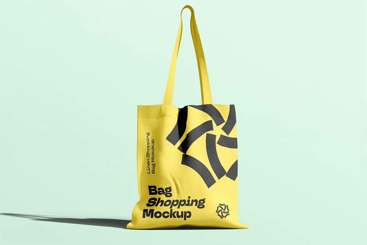 Shopping Bag Mock-up, a Packaging Mockup by zippypixelstudio (Photo 2 of 8)