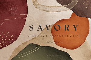Abstract Watercolor Shapes Textures, a Texture Graphic by Veris Studio