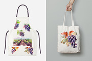Watercolor Grape Clipart, a Food Illustration by MuzaArtStudio (Thumbnail 4 of 6)