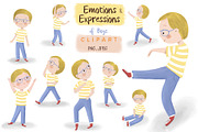 Boy clipart, a Person Illustration by Olga Brinza (Thumbnail 1 of 4)