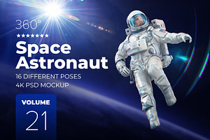 3D Mockup Space Astronaut 21