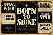Starborn – Bold Vintage Display Font, a Serif Font by Wow Magic (Thumbnail 3 of 5)