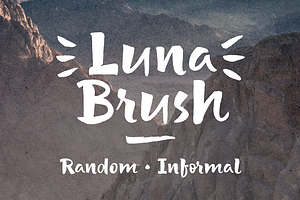 Luna Brush Script + Extras