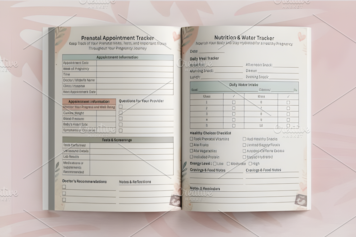 Pregnancy and Baby Planner, a Marketing Template by Coco Bloom (Photo 4 of 4)