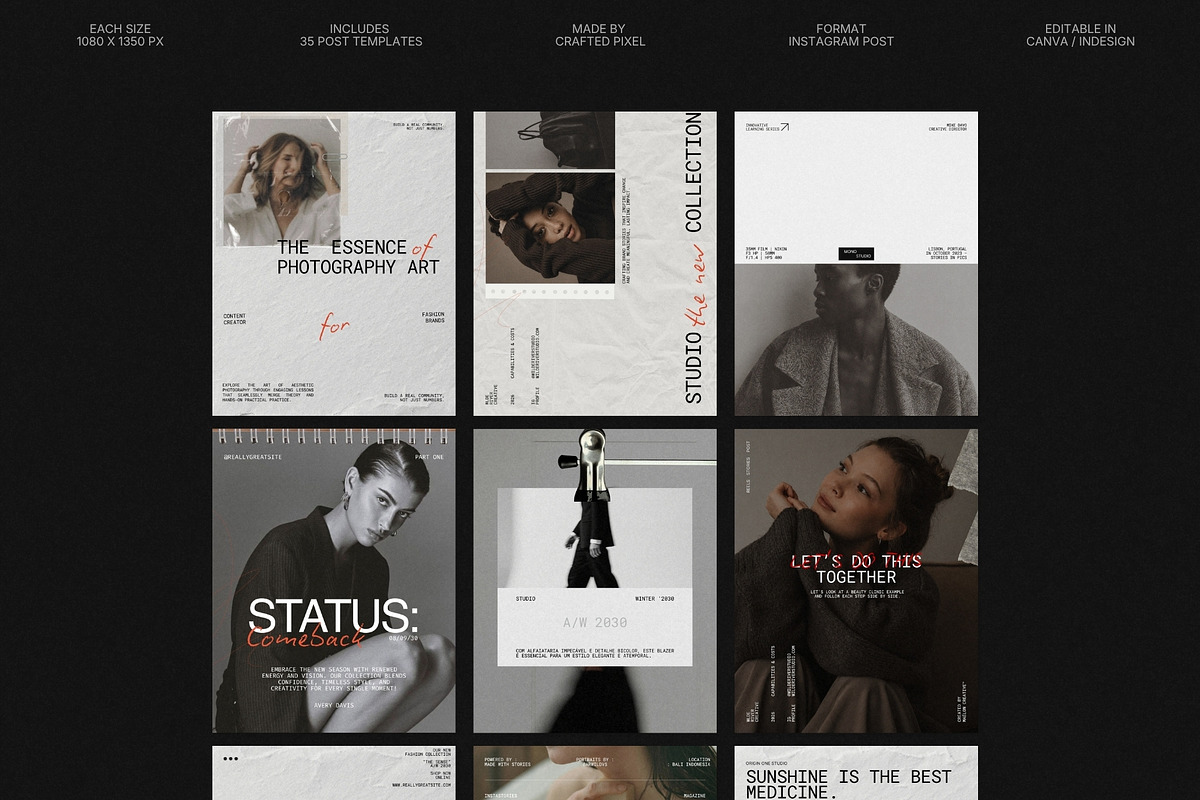 KYRO | Social Media Kit (I), a Social Media Template by Crafted Pixel (Photo 1 of 10)