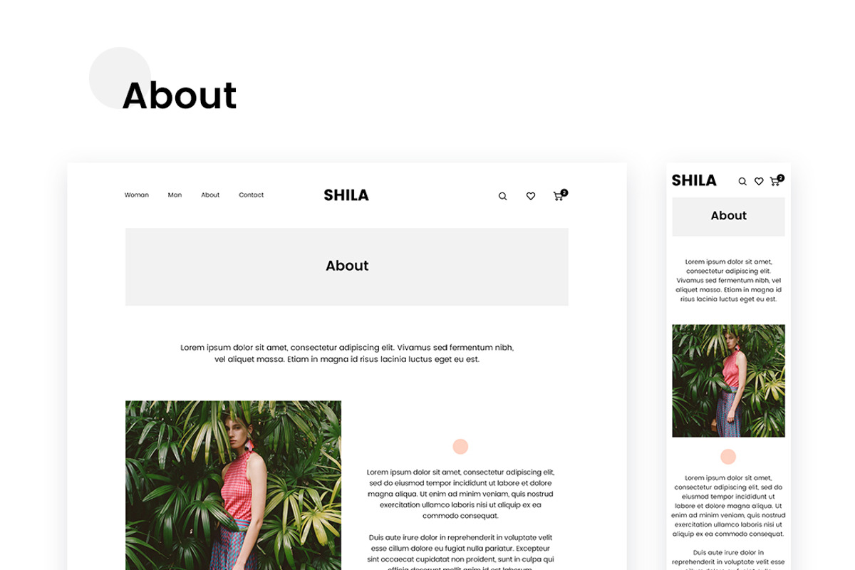 Shila Ecommerce Template, a Websites & App Template by uispot (Photo 8 of 10)