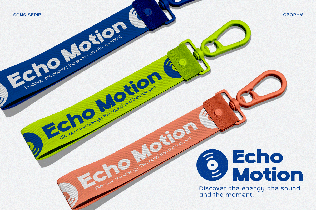 Geophy Sans – A Bold Modern Sport, a Sans Serif Font by roomspace creative lab (Photo 11 of 11)