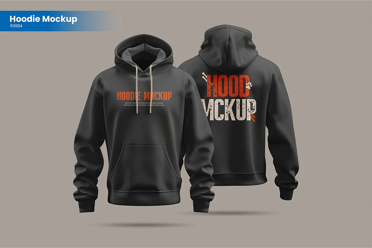 Man Hoodie Mockup, a Hoody Mockup by SilverStudio778