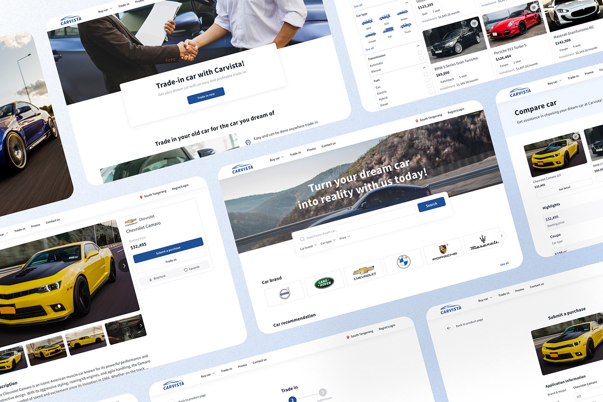 Carvista - Car Dealer Website UI Kit, an App Template by miawmiaw (Photo 6 of 6)