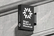 Signboard Vertical Mock-up, an Advertising Mockup by zippypixelstudio (Thumbnail 10 of 14)