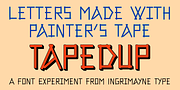 TapedUp, a Font by Ingrimayne Type (Thumbnail 2 of 7)