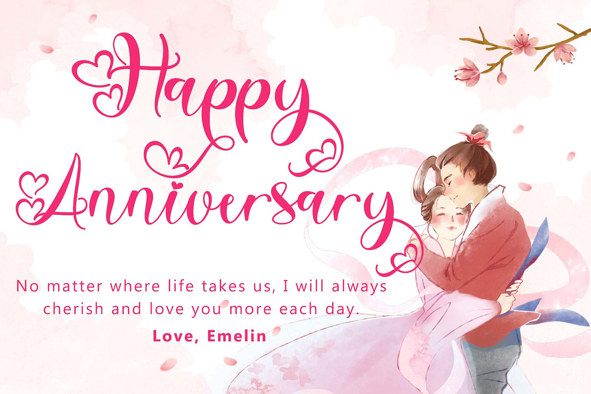 Valentine Bellia, a Handwritten Font by Yoga Letter (Photo 4 of 9)