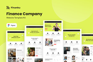 Finance Company Website Template