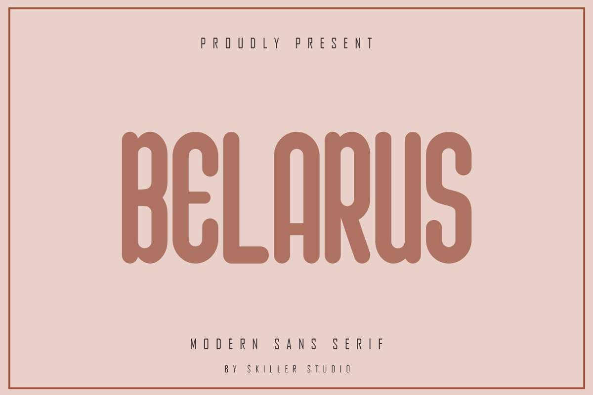 Belarus - Modern Sans Serif, a Sans Serif Font by skiiller studio (Photo 1 of 7)