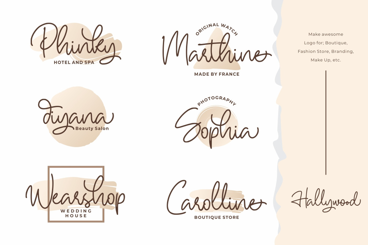 Hallywood - Handwritten Script Font, a Script Font by StringLabs (Photo 3 of 10)
